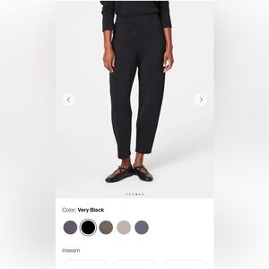 Spanx AirEssentials Barrel Leg Pant Size Small Petite Black